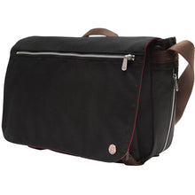 Load image into Gallery viewer, Manhattan Portage Waxed Nylon Whitehall Laptop Bag - Frontside Black