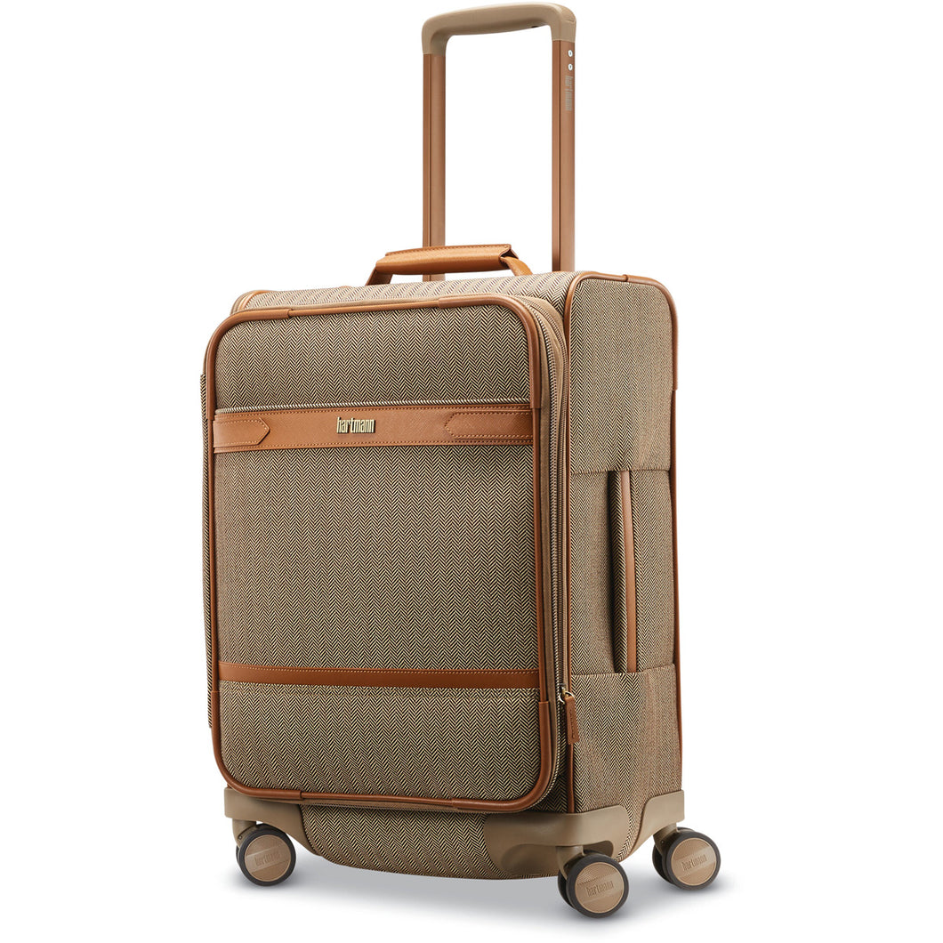 Hartmann Herringbone Deluxe Carry On Expandable Spinner - terracotta