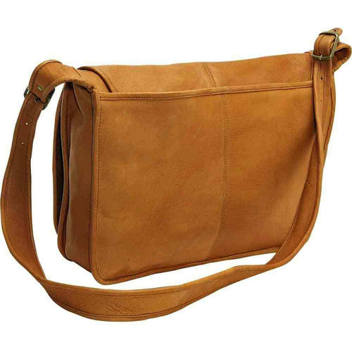 LeDonne Leather Classic Messenger - Frontside Tan