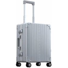 Load image into Gallery viewer, Aleon 21&quot; Aluminum Classic Carry On - Front Left Quarter Platinum
