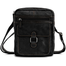 Load image into Gallery viewer, Jack Georges Voyager Slim Crossbody - Frontside Black
