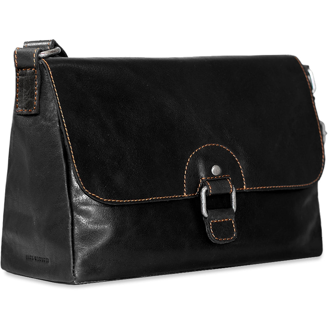 Jack Georges Voyager Olivia Crossbody Bag - Quarter View Black