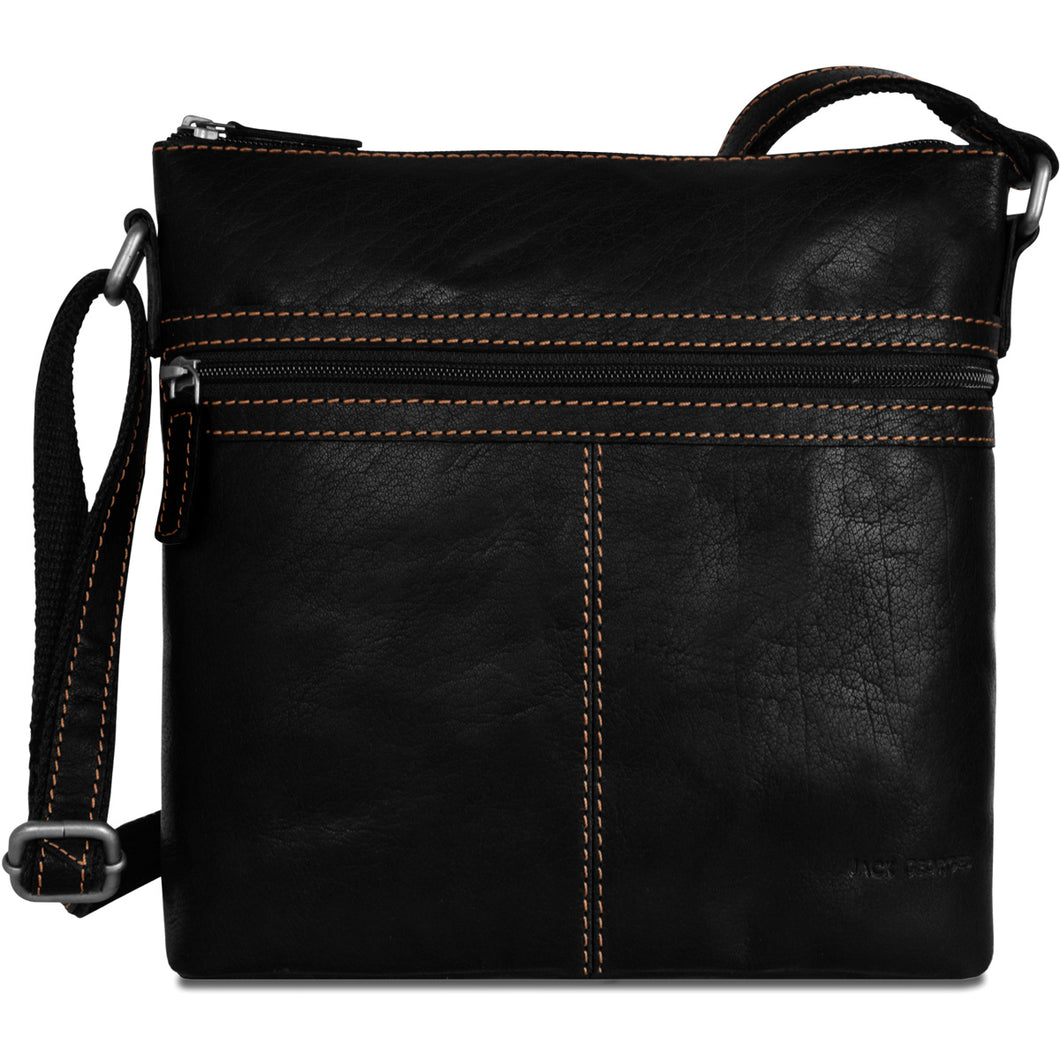 Jack Georges Voyager City Crossbody - Frontside Black