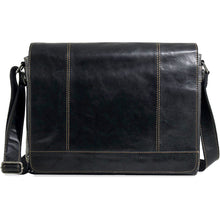 Load image into Gallery viewer, Jack Georges Voyager Full-Size Messenger Bag - Frontside Black
