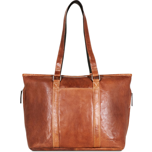 Jack Georges Voyager Shopper Tote - Frontside Honey