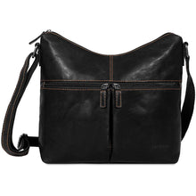 Load image into Gallery viewer, Jack Georges Voyager Uptown HoBo Bag - Frontside Black
