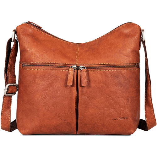 Jack Georges Voyager Uptown HoBo Bag - Frontside Honey