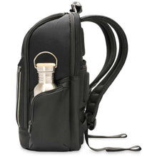 Load image into Gallery viewer, Briggs &amp; Riley HTA Medium Wide Mouth Backpack - water bottle pocket
