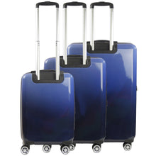 Load image into Gallery viewer, Ful Impulse Ombre Hardside Spinner Luggage 3pc set - Back
