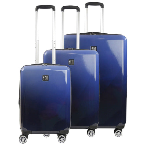 Ful Impulse Ombre Hardside Spinner Luggage 3pc set - Blue