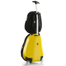 Load image into Gallery viewer, Heys Travel Tots Bumble Bee Luggage &amp; Backpack Set - Rearview Stacked
