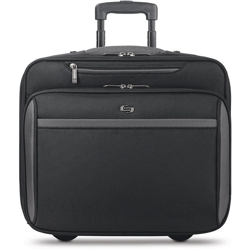 Solo New York West Side Rolling Overnighter Case - black