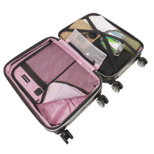 Load image into Gallery viewer, Hello Kitty Pose All Over 3 pc Spinner Luggage Set - Black inside
