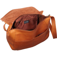Load image into Gallery viewer, Ledonne Leather Classic Full Flap Should Bag - Interior
