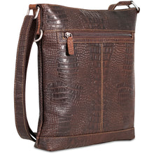 Load image into Gallery viewer, Jack Georges Hornback Croco Crossbody Bag - Left Front Quarter
