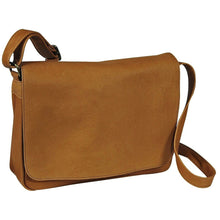 Load image into Gallery viewer, Ledonne Leather Full Flap Over Shoulder Bag
