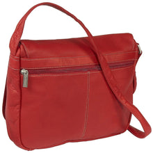 Load image into Gallery viewer, Ledonne Leather Full Flap Over Shoulder Bag
