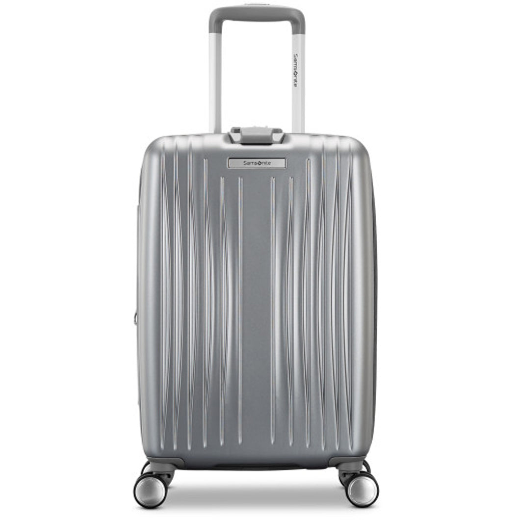 Samsonite Opto 3 Carry On Spinner - Frontside Arctic Silver