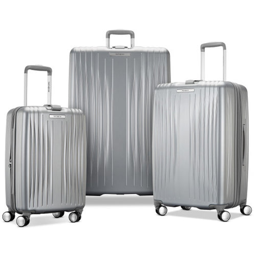 Samsonite Opto 3 Hardside 3 Piece Spinner Set - Full Set Arctic Silver