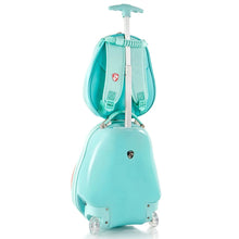 Load image into Gallery viewer, Heys Travel Tots Owl Luggage &amp; Backpack Set - Rearview Stacked
