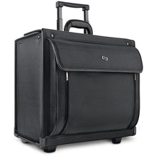 Load image into Gallery viewer, Solo New York Herald Rolling Catalog Case - Front Left Quarter
