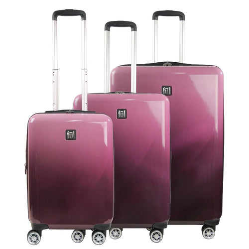 Ful Impulse Ombre 3pc Spinner Luggage Set - Pink