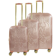 Load image into Gallery viewer, Disney Playful Minnie 3-piece Luggage Set - Rose Gold
