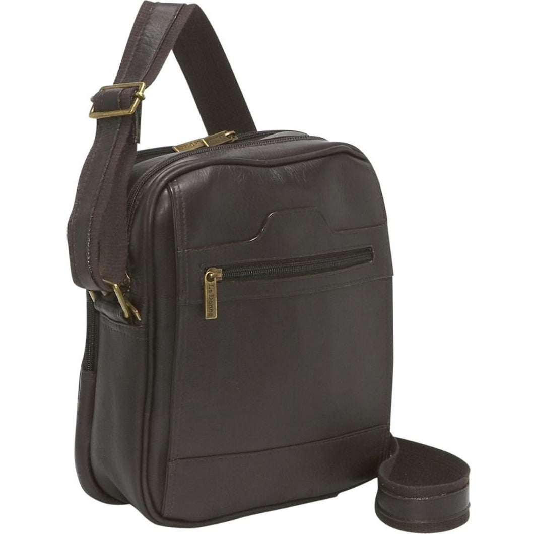 LeDonne Leather Mens Day Bag - Frontside  Cafe 