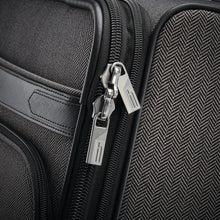 Load image into Gallery viewer, Hartmann Herringbone Deluxe Medium Journey Expandable Spinner - zipper pulls
