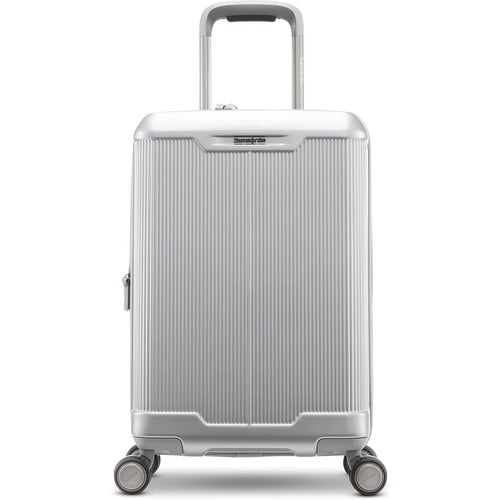 Samsonite Silhouette 17 Carry On Hardside Spinner - aluminum silver