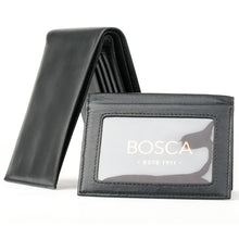 Load image into Gallery viewer, Bosca Nappa Vitello Credit Wallet w/ID Passcase - Lexington Luggage
