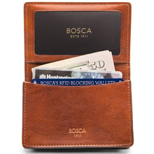 Load image into Gallery viewer, Bosca Dolce Gusset 2 Pocket Card Case w/ID - RFID - Lexington Luggage
