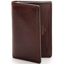 Load image into Gallery viewer, Bosca Dolce Gusset 2 Pocket Card Case w/ID - RFID - Lexington Luggage
