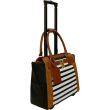 Load image into Gallery viewer, Cabrelli Fashion Executive Sally Stripe Rollerbrief - Lexington Luggage
