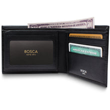 Load image into Gallery viewer, Bosca Nappa Vitello Bifold with Card/ID Flap - RFID - Lexington Luggage
