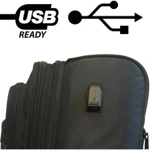 Load image into Gallery viewer, A. Saks U.T.S. Overnight Expandable Computer Rollaboard w/USB Port - Lexington Luggage
