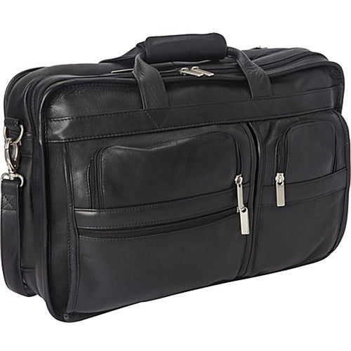 LeDonne Leather Multi-Function Brief - black