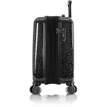 Load image into Gallery viewer, Heys Black Leopard 21&quot; Fashion Spinner - Profile Expanded
