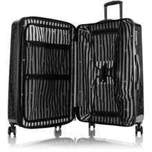 Load image into Gallery viewer, Heys Black Leopard 30&quot; Fashion Spinner - Interior
