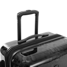 Load image into Gallery viewer, Heys Black Leopard 21&quot; Fashion Spinner - Top Handle

