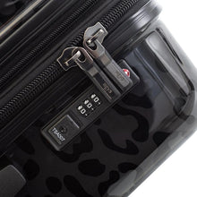 Load image into Gallery viewer, Heys Black Leopard 21&quot; Fashion Spinner - TSA Locks
