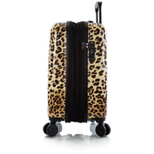 Load image into Gallery viewer, Heys Brown Leopard 21&quot; Fashion Spinner - Profile Expanded
