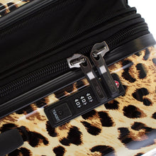 Load image into Gallery viewer, Heys Brown Leopard Fashion Spinner 3pc Set - TSA Locks
