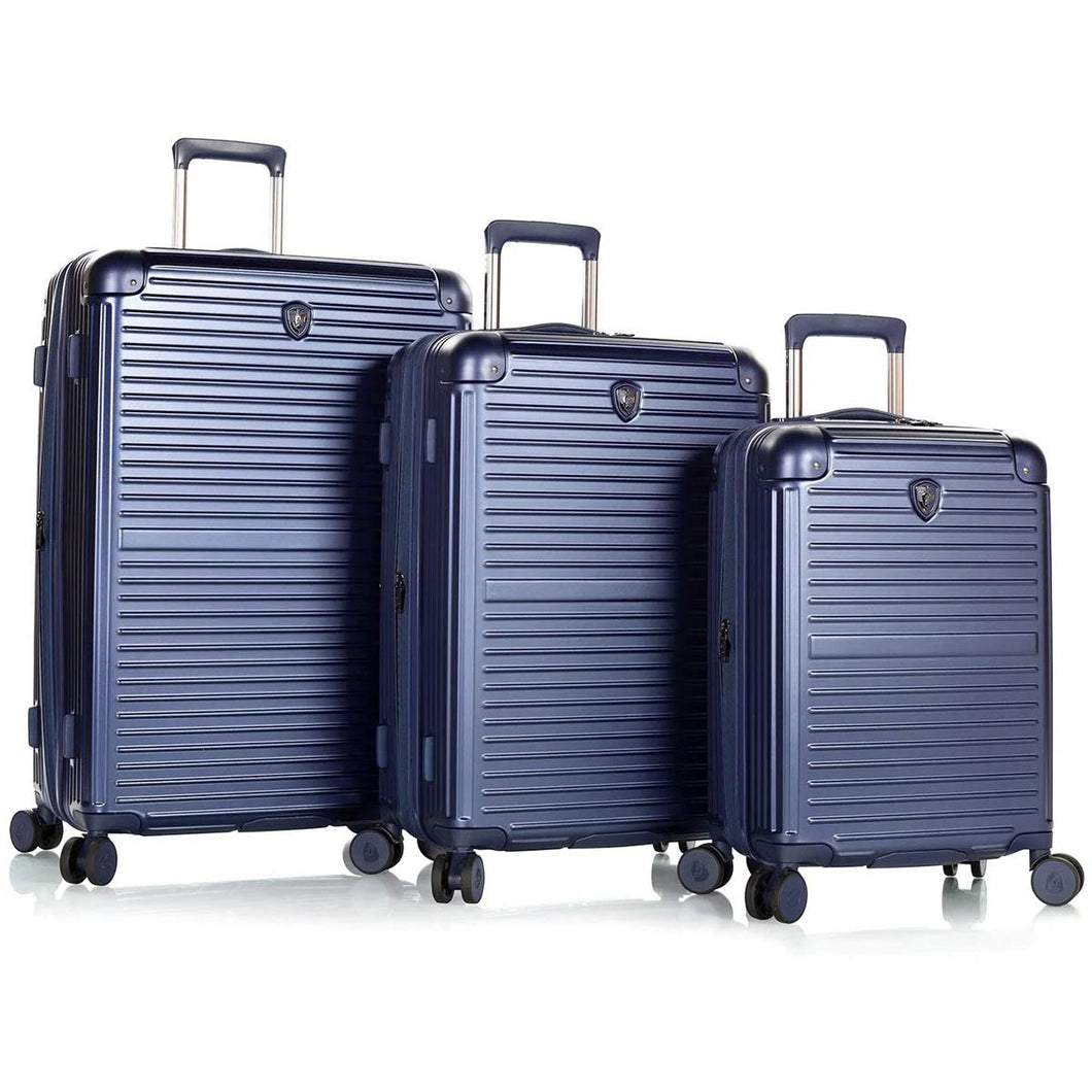 Heys CRUZE 3 Piece Expandable Spinner Set - Frontside Navy