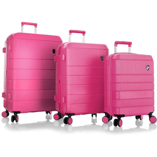 Heys NEO 3 Piece Expandable Spinner Set - Frontside 3 Piece Fuchsia