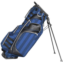 Load image into Gallery viewer, Subtle Patriot America&#39;s graffiti golf stand bag in patriotic black and navy print
