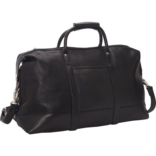 LeDonne Leather Colombian Vaquetta Classic Duffel - black