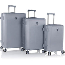Load image into Gallery viewer, Heys Earth Tones 3 Piece Expandable Spinner Set - Frontside Glacier Gray
