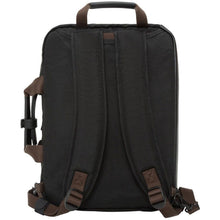 Load image into Gallery viewer, Manhattan Portage Waxed Nylon Saratoga Briefcase - Rear Backpack View
